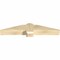 Ekena Millwork Eugene Rough Sawn Timber Gable Bracket, Douglas Fir, 48"W x 8"H x 6"D x 6"F, 4/12 Pitch GBW048X08X0606EUG00RDF - alternate 4